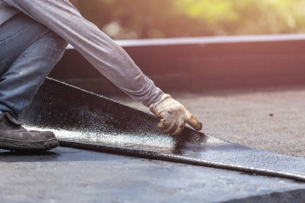 Professional Waterproofing technician working in McGuffey, OH